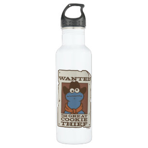 Cookie Monster Wanted Poster 710 Ml Water Bottle