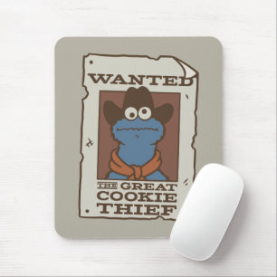 Cookie Monster   Wanted Poster Mouse Mat