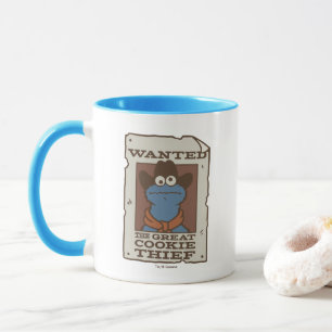 Cookie Monster Wanted Poster Mug