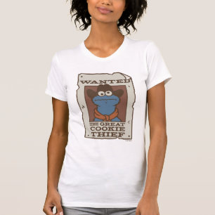 Cookie Monster Wanted Poster T-Shirt