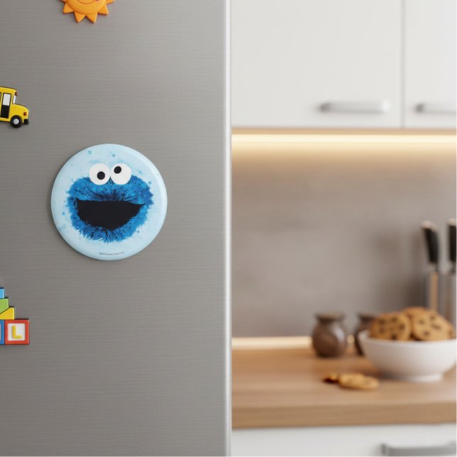 Cookie Monster | Watercolor Trend Magnet (Creator Uploaded)