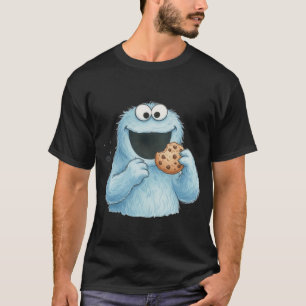 Cookie Monster Watercolor Trend Tri-Blend Shirt