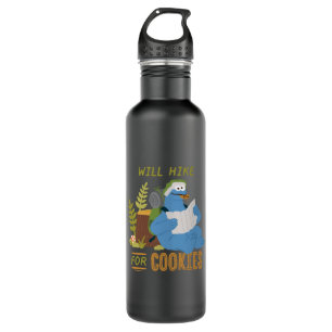 Cookie Monster Will Hike For Cookies 710 Ml Water Bottle