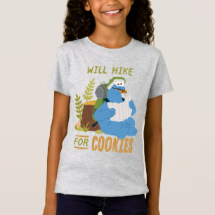 Cookie Monster   Will Hike For Cookies T-Shirt