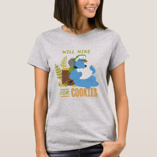Cookie Monster   Will Hike For Cookies T-Shirt