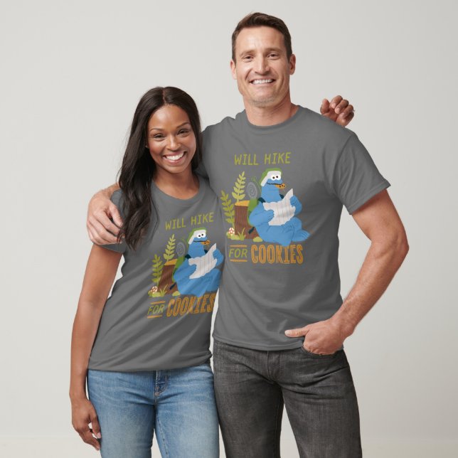 Cookie Monster | Will Hike For Cookies T-Shirt (Unisex)