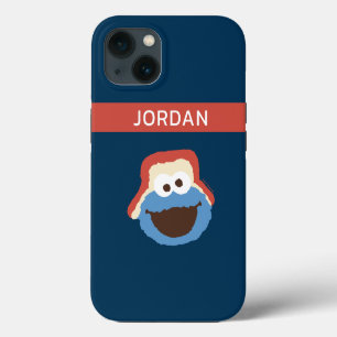 Cookie Monster Woodland Face Add Your Name iPhone 13 Case