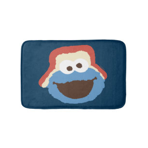Cookie Monster Woodland Face Bath Mat