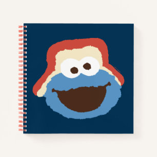 Cookie Monster Woodland Face Notebook