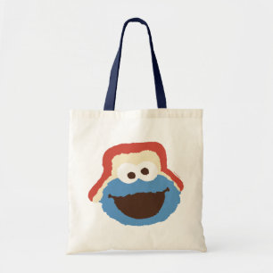 Cookie Monster Woodland Face Tote Bag