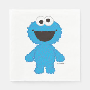 Cookie Monster Wool Style Napkin