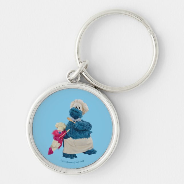 Cookie Monster's Food Truck Partners Key Ring (Front)