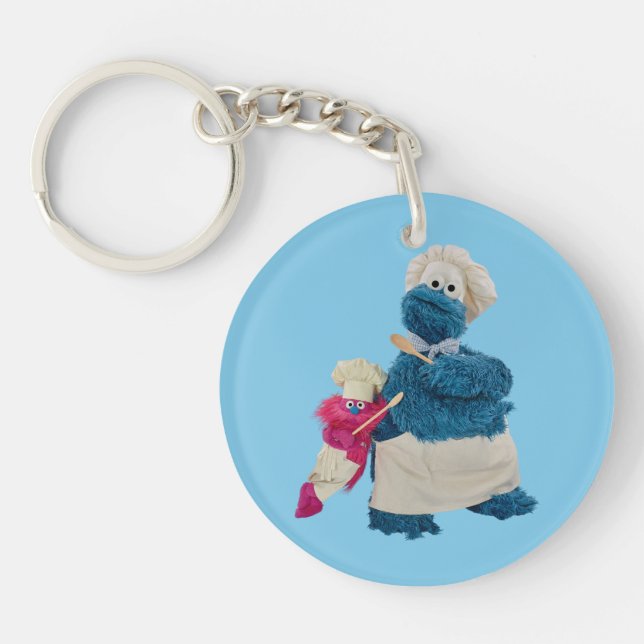 Cookie Monster's Food Truck Partners Key Ring (Front)