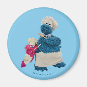 Cookie Monster's Food Truck Partners Magnet