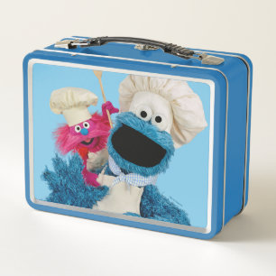 Cookie Monster's Foodie Truck Friends Metal Lunch Box