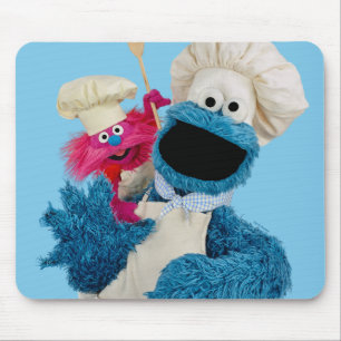 Cookie Monster's Foodie Truck Friends Mouse Mat