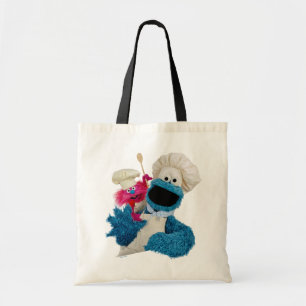 Cookie Monster's Foodie Truck Friends Tote Bag