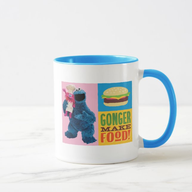 Cookie Monster's Foodie Truck | Gonger Make Food Mug (Right)