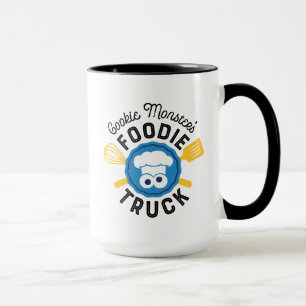 Cookie Monster's Foodie Truck Logo Mug
