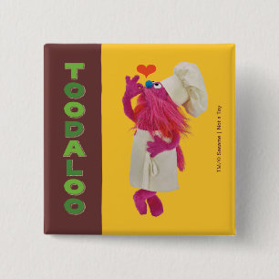 Cookie Monster's Foodie Truck Toodaloo 15 Cm Square Badge