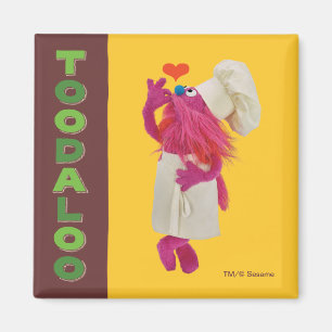 Cookie Monster's Foodie Truck Toodaloo Magnet