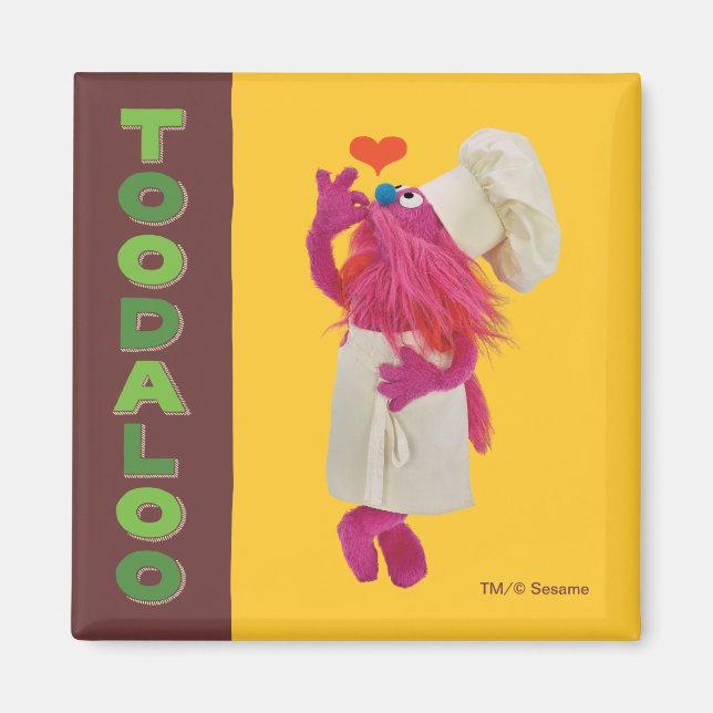 Cookie Monster's Foodie Truck | Toodaloo Magnet (Front)