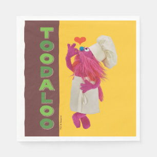Cookie Monster's Foodie Truck Toodaloo Napkin