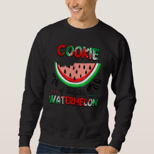 Cookie Of The Little Watermelon Summer Matching Fa Sweatshirt