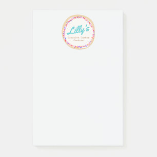Cookie or Cupcake Decorator Post-it Notes
