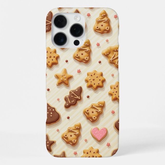 cookie-print Phone Case, Apple iPhone 16 Pro Max Case (Back)