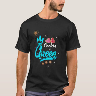Cookie Queen Cute Chocolate Chip Girls Women T-Shirt