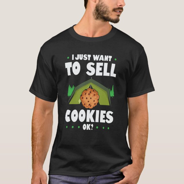 Cookie Scout For Cookie Dealer Cookie Seller Cooki T-Shirt (Front)