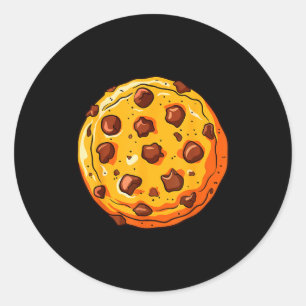 Cookie Shirt Men Women Kids Chocolate Chip Cookie Classic Round Sticker