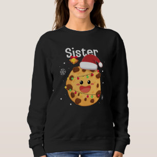 Cookie Sister Santa Family Pajama Matching Sweatshirt
