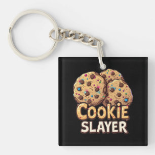 Cookie Slayer – Chocolate Treat Conqueror Key Ring