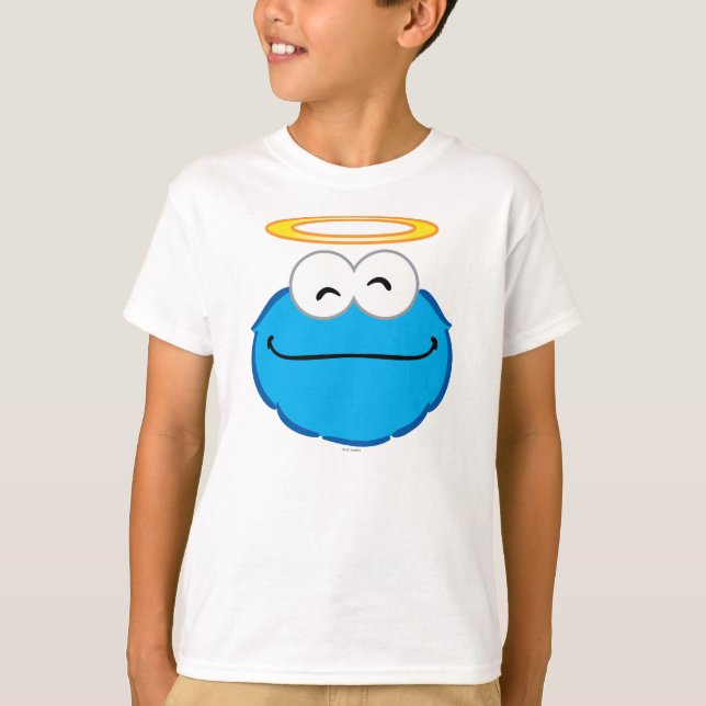 Cookie Smiling Face with Halo T-Shirt (Front)