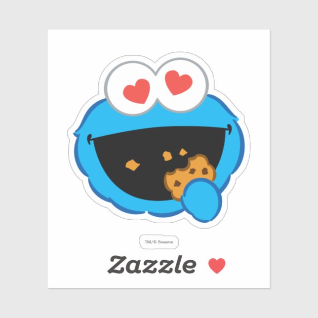 Cookie Smiling Face with Heart-Shaped Eyes (Sheet)