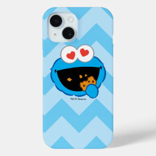 Cookie Smiling Face with Heart-Shaped Eyes iPhone 15 Case