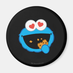 Cookie Smiling Face with Heart-Shaped Eyes Magnet