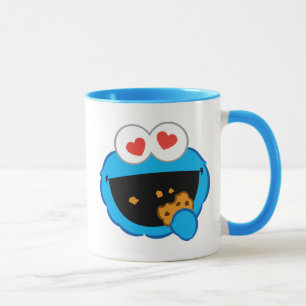 Cookie Smiling Face with Heart-Shaped Eyes Mug