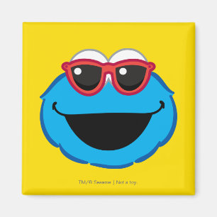 Cookie Smiling Face with Sunglasses Magnet