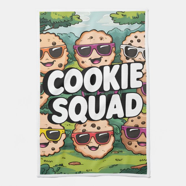 Cookie Squad Tea Towel (Vertical)