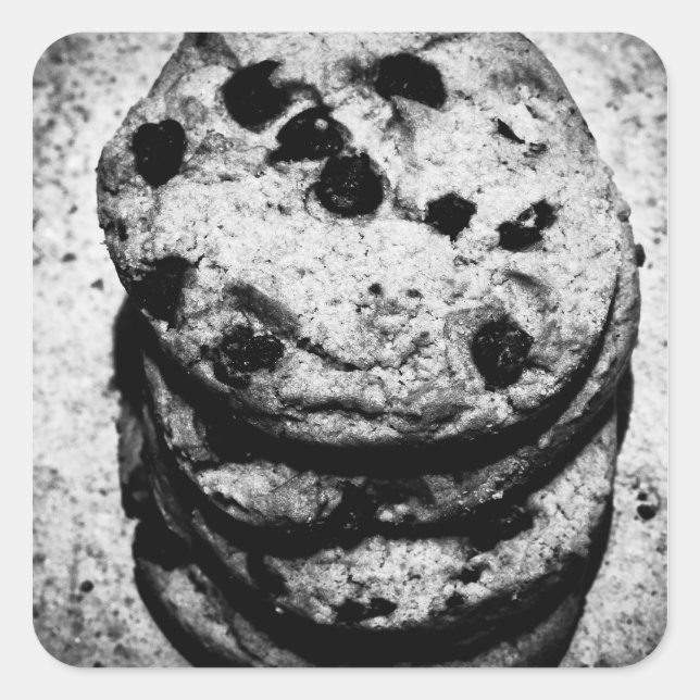 cookie stairs square sticker (Front)