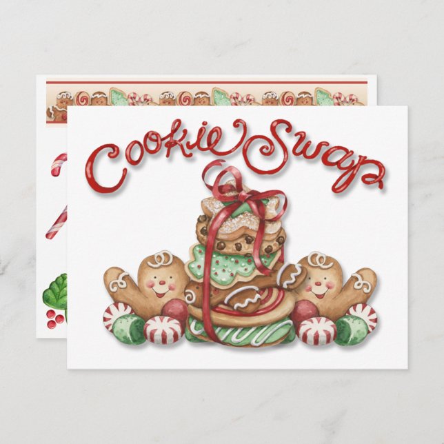 Cookie Swap Invitation - SRF (Front/Back)