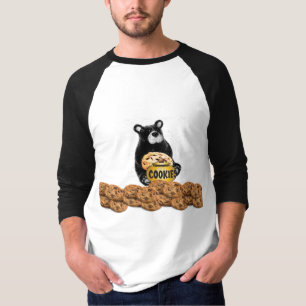 Cookie Sweets Dessert Food Cute Animal Bear Yummy T-Shirt