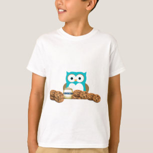 Cookie Sweets Dessert Food Cute Animal Owl Bird T-Shirt