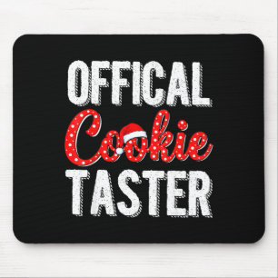 Cookie Taster Cookie Christmas Matching Couple Mouse Mat
