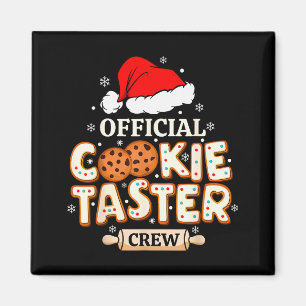 Cookie Taster Crew, Funny Christmas Baking Team  Magnet