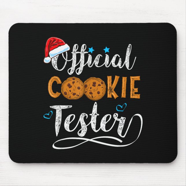 Cookie Tester Christmas Baking Team  Mouse Mat (Front)