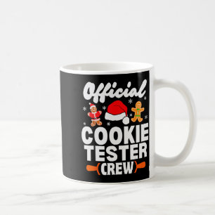 Cookie Tester Crew Christmas Baking Xmas Pajamas  Coffee Mug
